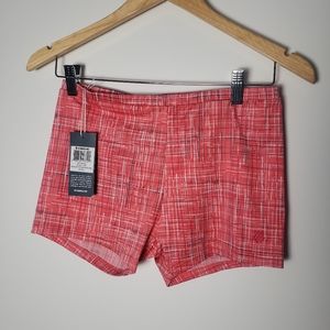 K-Swiss Shortie Shorts Raspberry Print Small